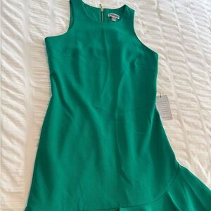 Beautiful emerald dress with gold zipper - NWT!